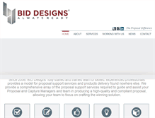 Tablet Screenshot of bid-designs.com